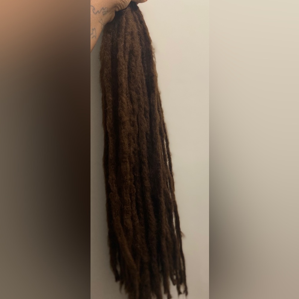 Coffee Brown crochet locs (yarn)